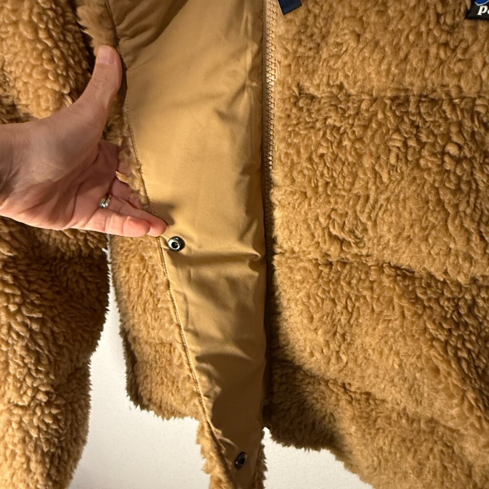 Patagonia Brown Sherpa Fleece Jacket Size Small New With Tags - Picture 3 of 11